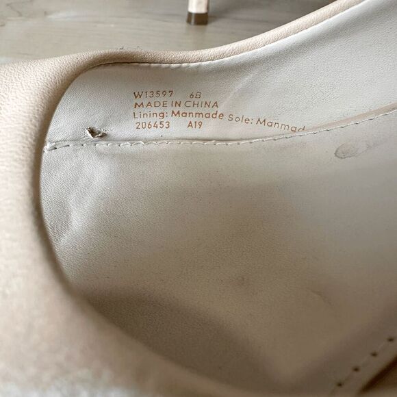 COLE HANN Maya Sling Back Nude Leather Pump‎ - Picture 10 of 11